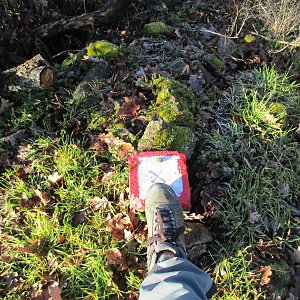 Jaroslav Flidr on the summit of Krnčište (11.1.2023 9:03)