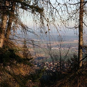Bouřka na vrcholu Na Bartici (10.2.2022 8:27)
