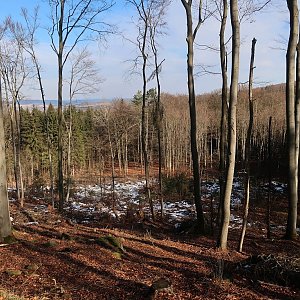 Bouřka na vrcholu Nad Vejpřahy (10.2.2022 12:54)