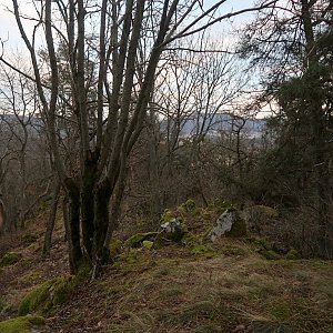 Bouřka na vrcholu Na Skále (10.2.2022 16:46)