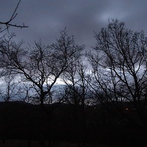 Bouřka na vrcholu Všepadelský Škarman (10.2.2022 18:03)