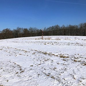 Martin Matějka na vrcholu Klínovčík J (13.2.2022 14:04)