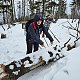 Jaroslava Bašová na vrcholu Velký Polom (26.2.2022 10:28)