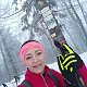 Michelle Sýkorová na vrcholu Velký Polom (15.2.2020 10:55)