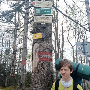 Arnošt na vrcholu Velký Polom (10.5.2020 17:07)