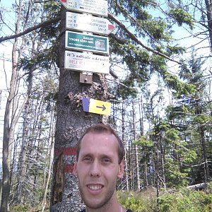 Radek na vrcholu Velký Polom (25.7.2020 13:08)