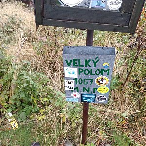 Žirafka183 na vrcholu Velký Polom (28.9.2020 9:22)