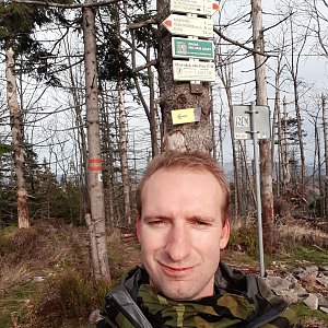 Eduard Ham na vrcholu Velký Polom (21.10.2020 9:00)