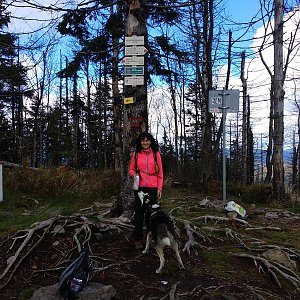 Maja na vrcholu Velký Polom (4.10.2020 13:47)