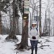 Jaroslava Bašová na vrcholu Velký Polom (27.2.2021 9:12)