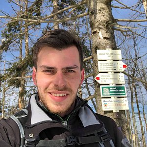 Pospa na vrcholu Velký Polom (23.2.2019 11:11)