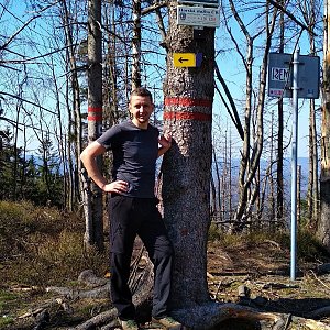 PeteBukař na vrcholu Velký Polom (22.4.2019 16:16)