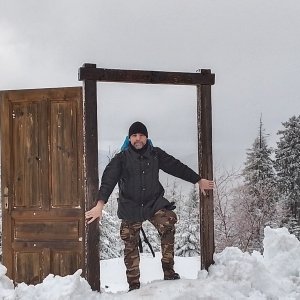 Daniel Ledl na vrcholu Pancíř (13.2.2026 14:12)
