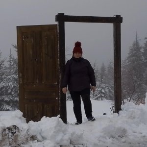 Lenka Sajkova na vrcholu Pancíř (13.2.2026 14:12)