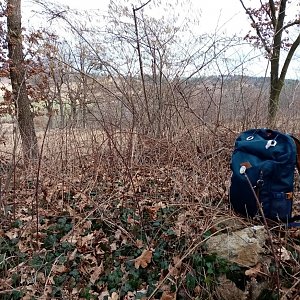 Jiřina na vrcholu Jurdův kopec (20.2.2022)