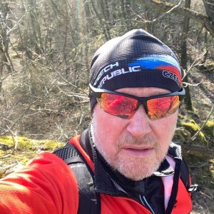 Petr Karmazín on the summit of Varta (2026)