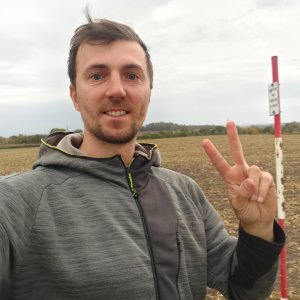 Jiří Králík on the summit of U Mydlárny (21.10.2026 17:56)