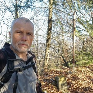 Rastislav Biarinec on the summit of Kýčera (10.11.2024 12:27)
