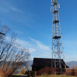 Ila on the summit of Zápolí (7.11.2024)
