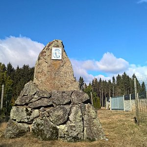 Anna na vrcholu Tyršův kopec  (7.3.2022)