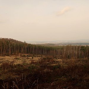 Bouřka on the summit of Černý vrch (23.2.2023 15:01)