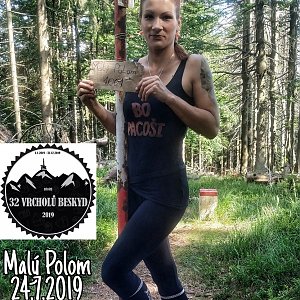 Zde Nka na vrcholu Malý Polom (24.7.2019 12:14)