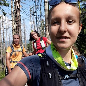 Radka na vrcholu Malý Polom 