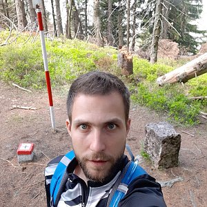 Filip Šimon na vrcholu Malý Polom (17.5.2020 13:06)