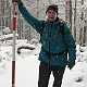 Kaďous na vrcholu Malý Polom (13.1.2021 11:45)