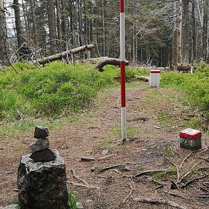 Jana Hrouzková na vrcholu Malý Polom (24.5.2021 15:23)