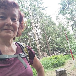 Anna na vrcholu Malý Polom (20.6.2021)