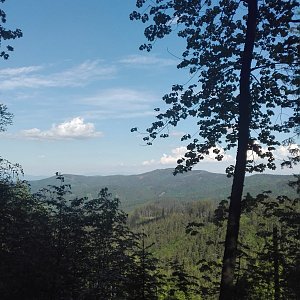 Petra Sikorová na vrcholu Malý Polom (2.6.2019 17:15)