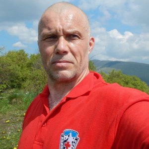 Rastislav Biarinec on the summit of Predný Japeň (21.5.2016 10:49)