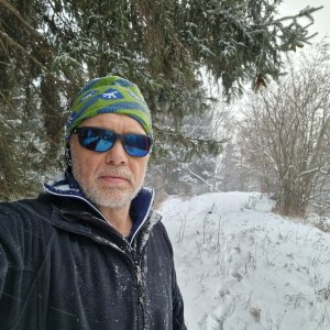 Rastislav Biarinec na vrcholu Borovník (11.1.2025 14:27)