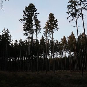 Bouřka na vrcholu U Obory (17.10.2022 18:30)