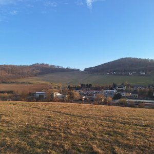 Cyklista 73 na vrcholu U Kobyly (22.3.2025 6:52)