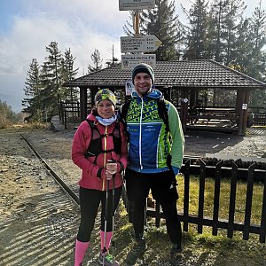 Martin na vrcholu Velká Čantoryje (21.11.2021 12:56)