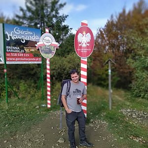 Luki Kraus na vrcholu Velká Čantoryje (17.10.2021 11:00)
