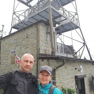 Dana + jirka na vrcholu Velká Čantoryje (22.5.2022 14:07)