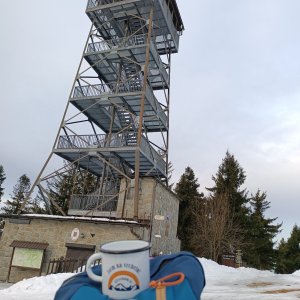 Jaroslav Macura na vrcholu Velká Čantoryje (25.1.2025 8:38)