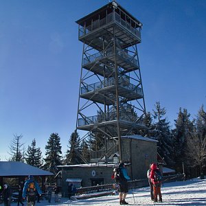 Katka na vrcholu Velká Čantoryje (27.12.2020 11:29)