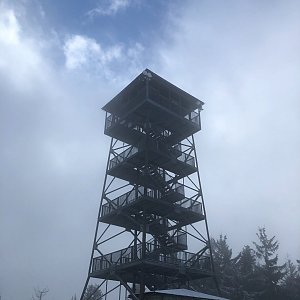 Janča na vrcholu Velká Čantoryje (24.1.2021 11:49)