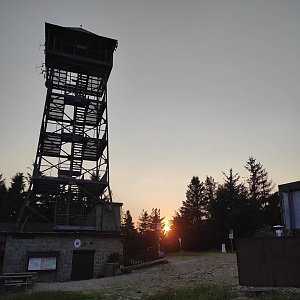 Štěpánka Losertová na vrcholu Velká Čantoryje (23.7.2021 19:40)