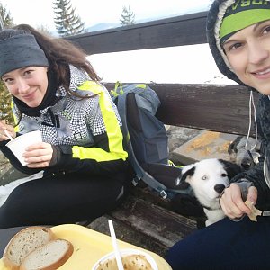 Kerez Králová na vrcholu Kozubová (2.1.2021 14:23)