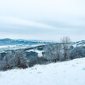 Tereza na vrcholu Kozubová (10.2.2021 8:04)