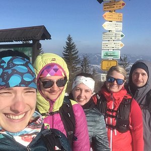 coccobello na vrcholu Kozubová (21.2.2021 13:00)