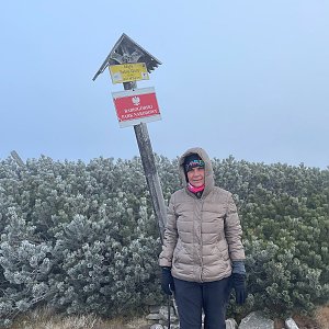 Magda na vrcholu Malá Babia hora (17.11.2021 13:03)