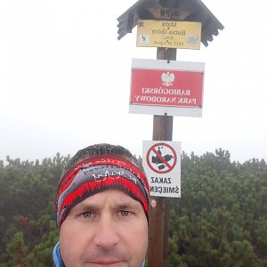 Patrik Valas na vrcholu Malá Babia hora (19.9.2021 11:03)