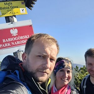 Baru na vrcholu Malá Babia hora (9.10.2021 10:06)