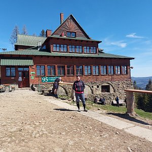 Evík na vrcholu Velký Stožek / Stożek Wielki (9.5.2021 10:44)